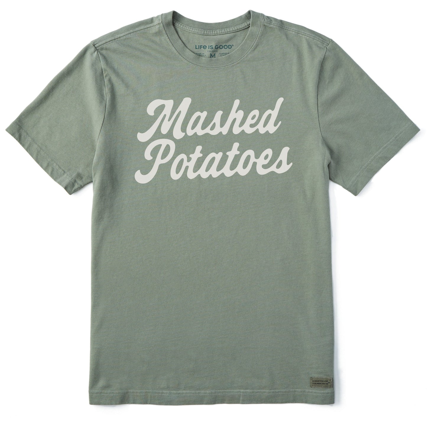 Men's Mashed Potatoes Script Short Sleeve Crusher Tee