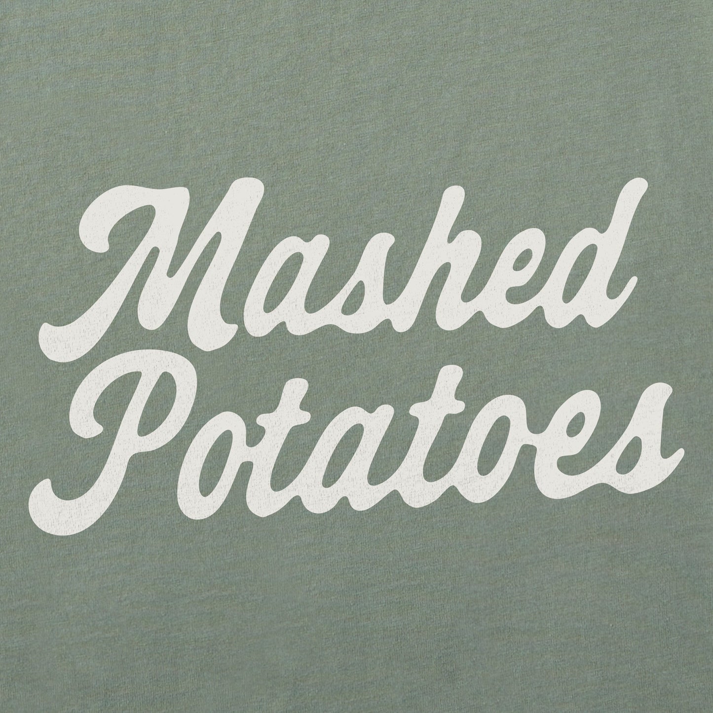 Men's Mashed Potatoes Script Short Sleeve Crusher Tee