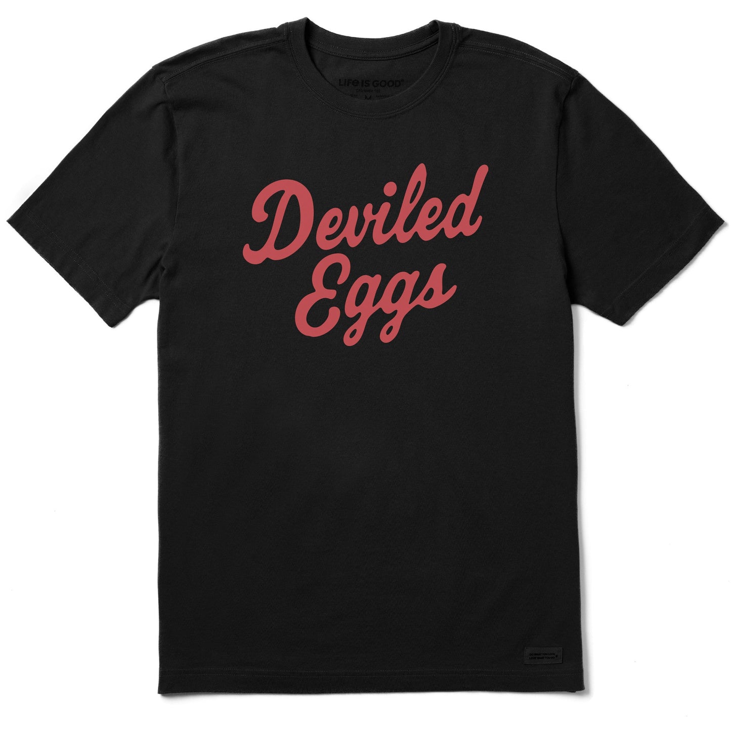 Men's Deviled Eggs Script Short Sleeve Crusher Tee