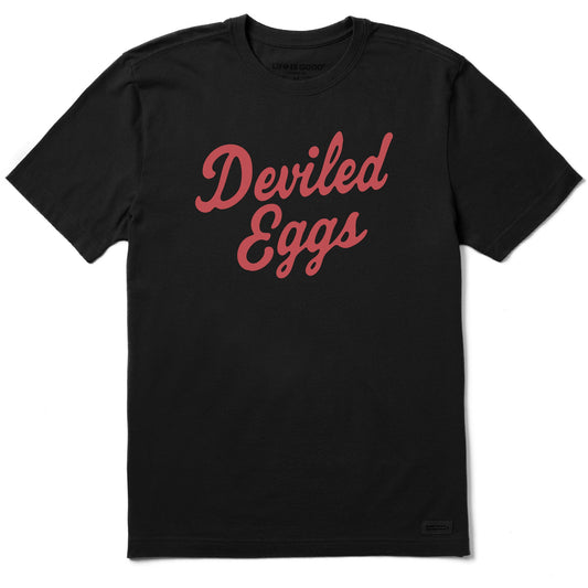 Men's Deviled Eggs Script Short Sleeve Crusher Tee