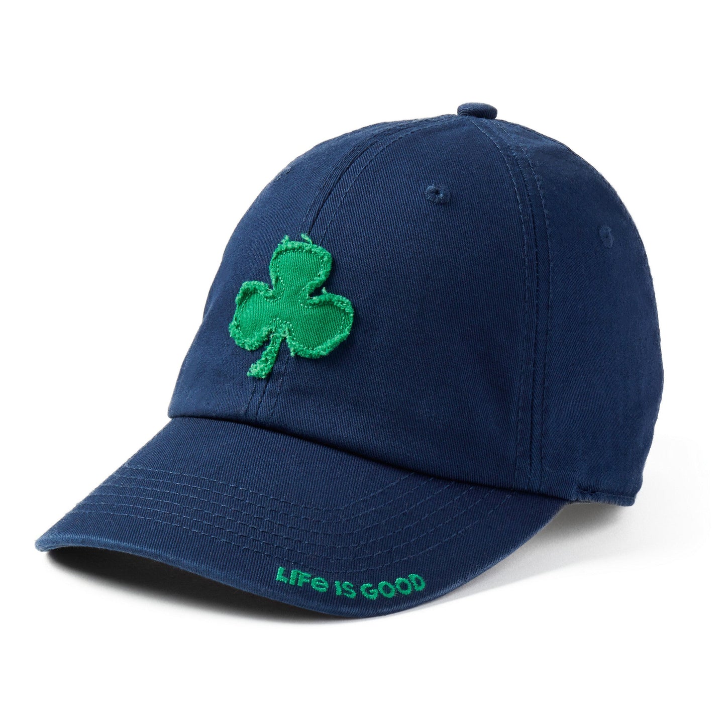 Adult Unisex Applique Shamrock Tattered Chill Cap