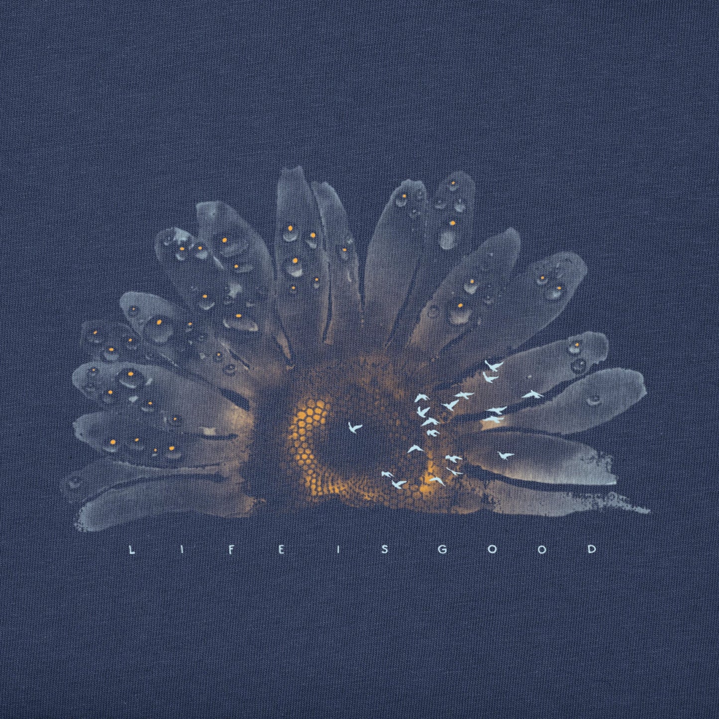 Women's Watercolor Daisy Short Sleeve Crusher Vee