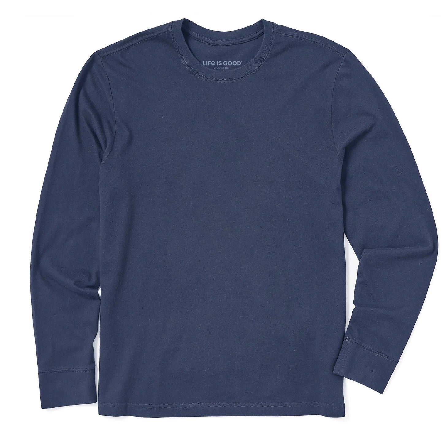Men's Solid Long Sleeve Tee