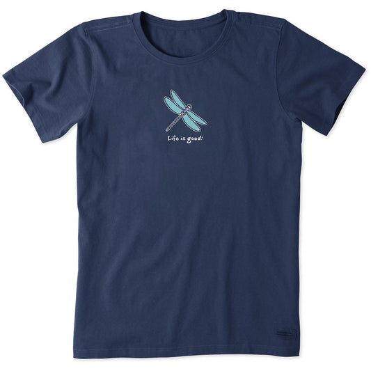 Women's Classic Dragonfly Short Sleeve Crusher Tee