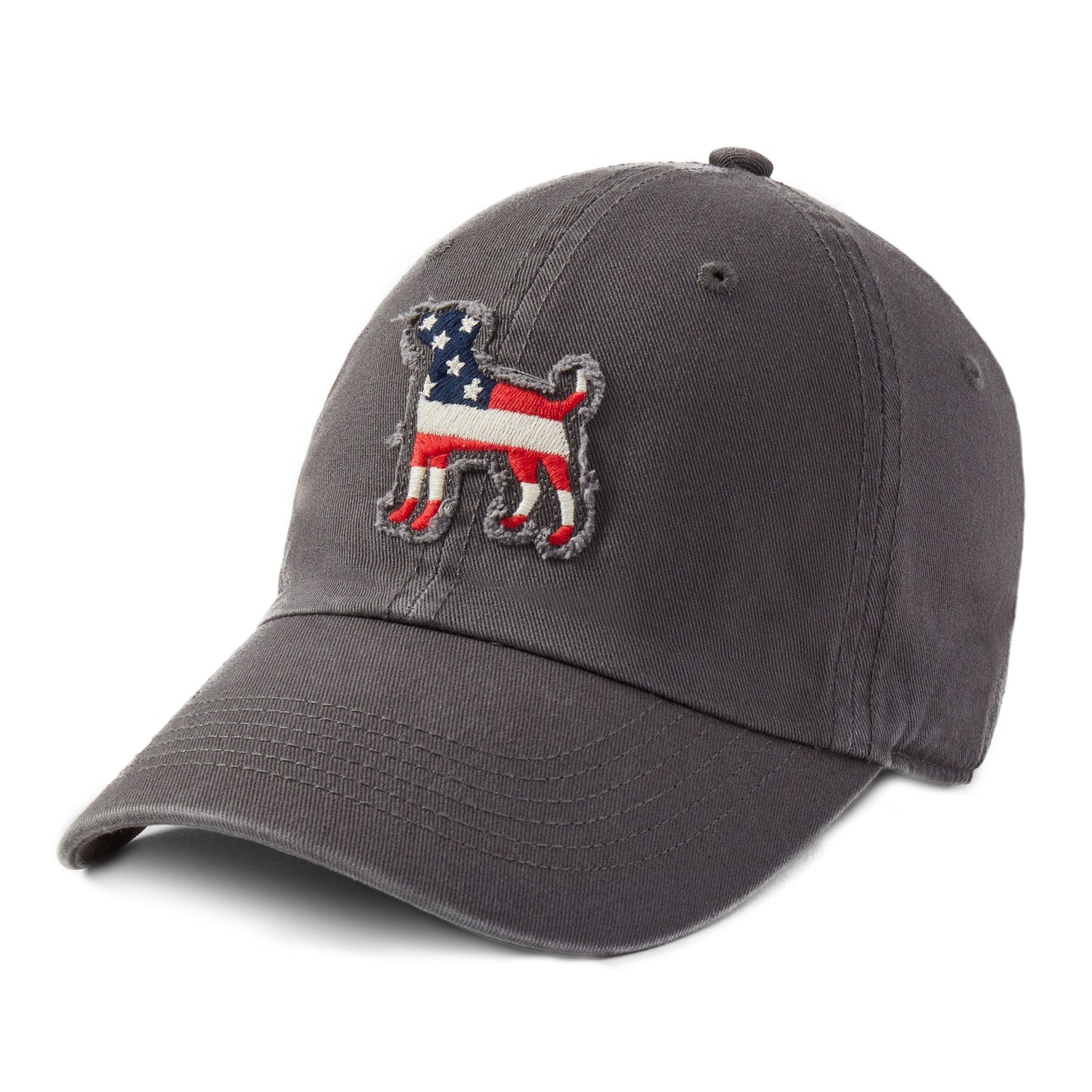 Adult Unisex Americana Dog Tattered Chill Cap