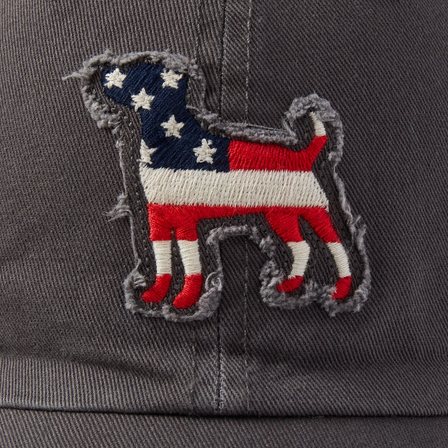 Adult Unisex Americana Dog Tattered Chill Cap