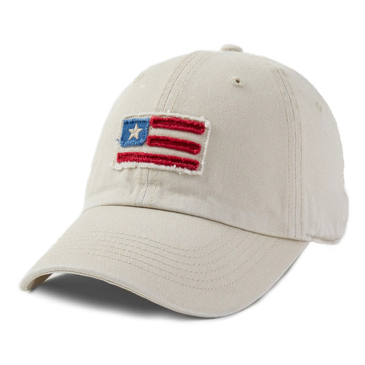 Adult Unisex American Flag Tattered Chill Cap
