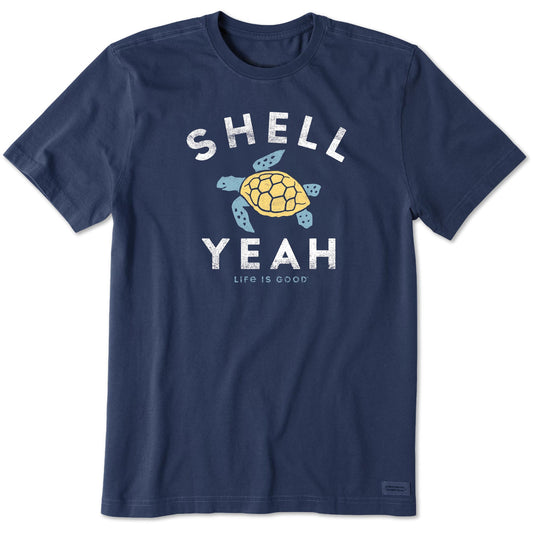 Men's Shell Yeah Short Sleeve Crusher Tee