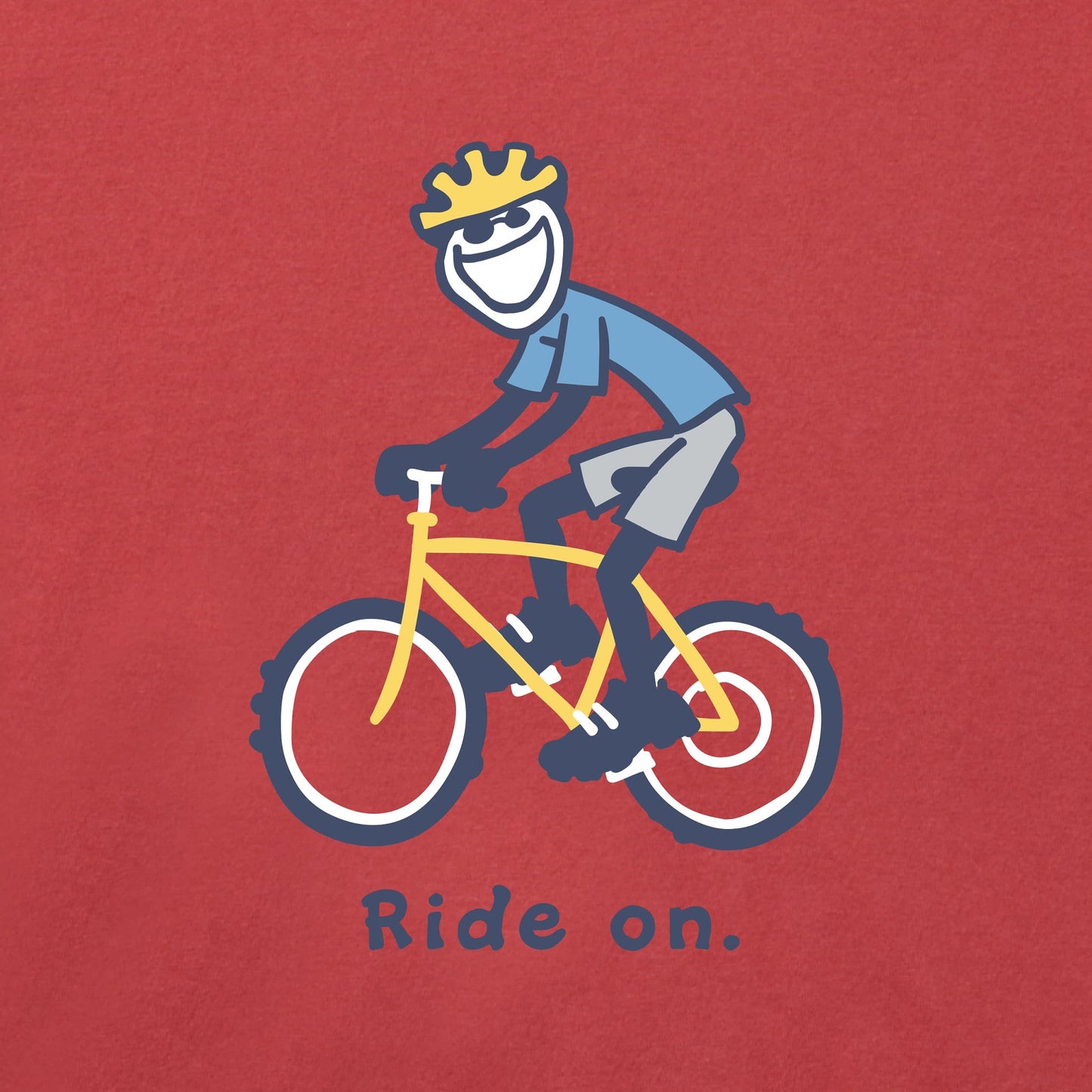 Men's Bike Jake Short Sleeve Crusher Tee