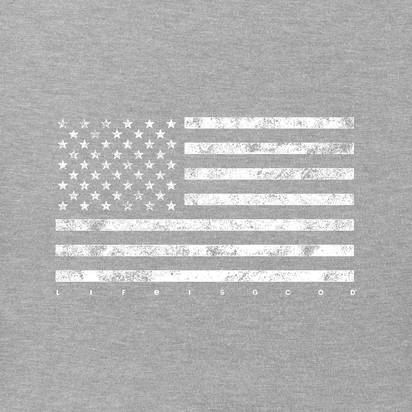 Men's Classic Flag USA Short Sleeve Crusher Tee