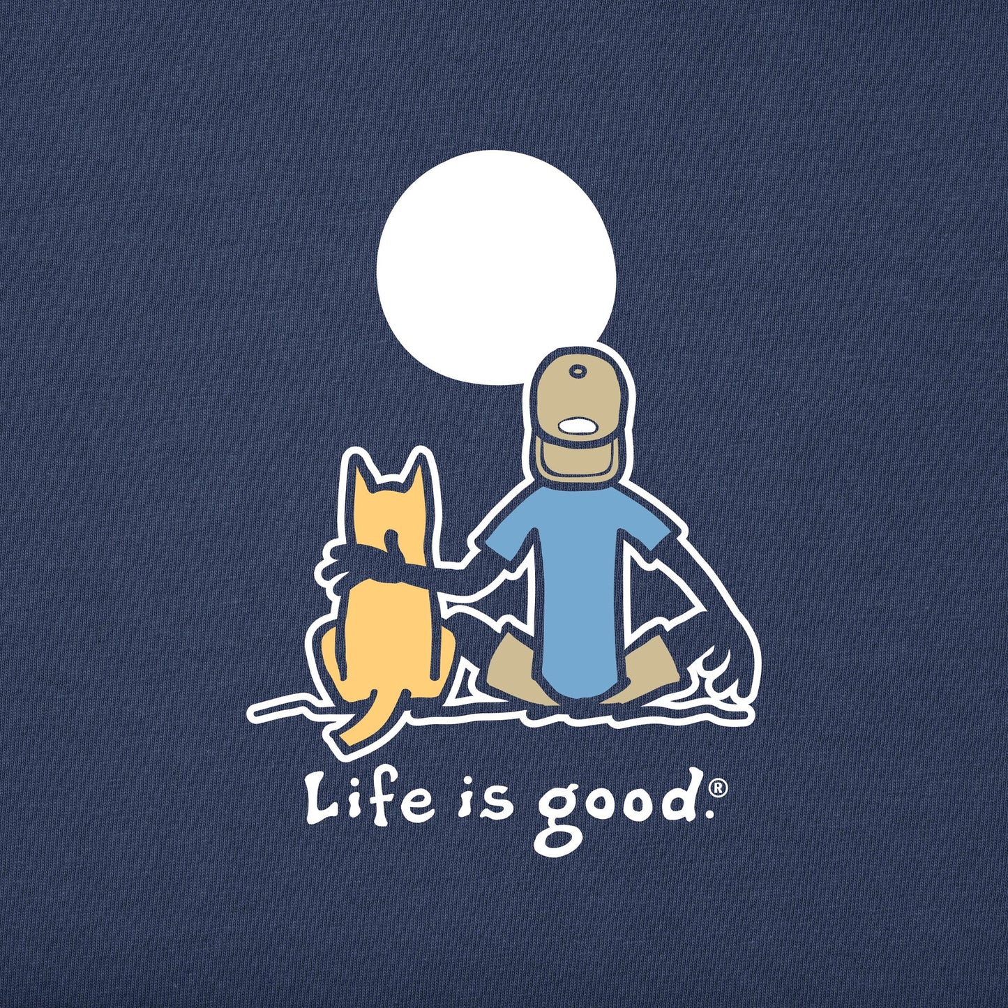 Men's Jake and Rocket Moon Short Sleeve Tee