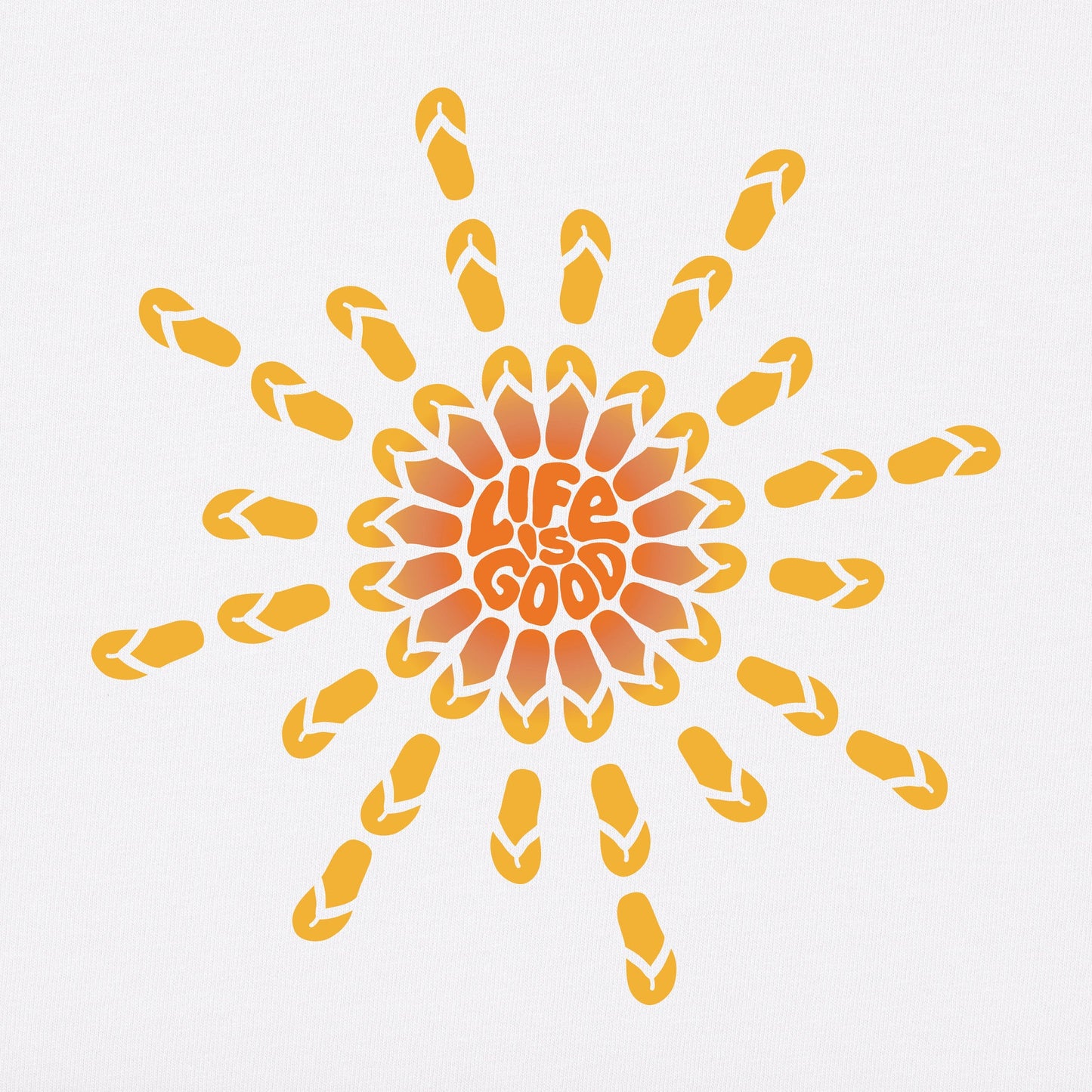 Women's Flip Flop Sun Short Sleeve Crusher Vee