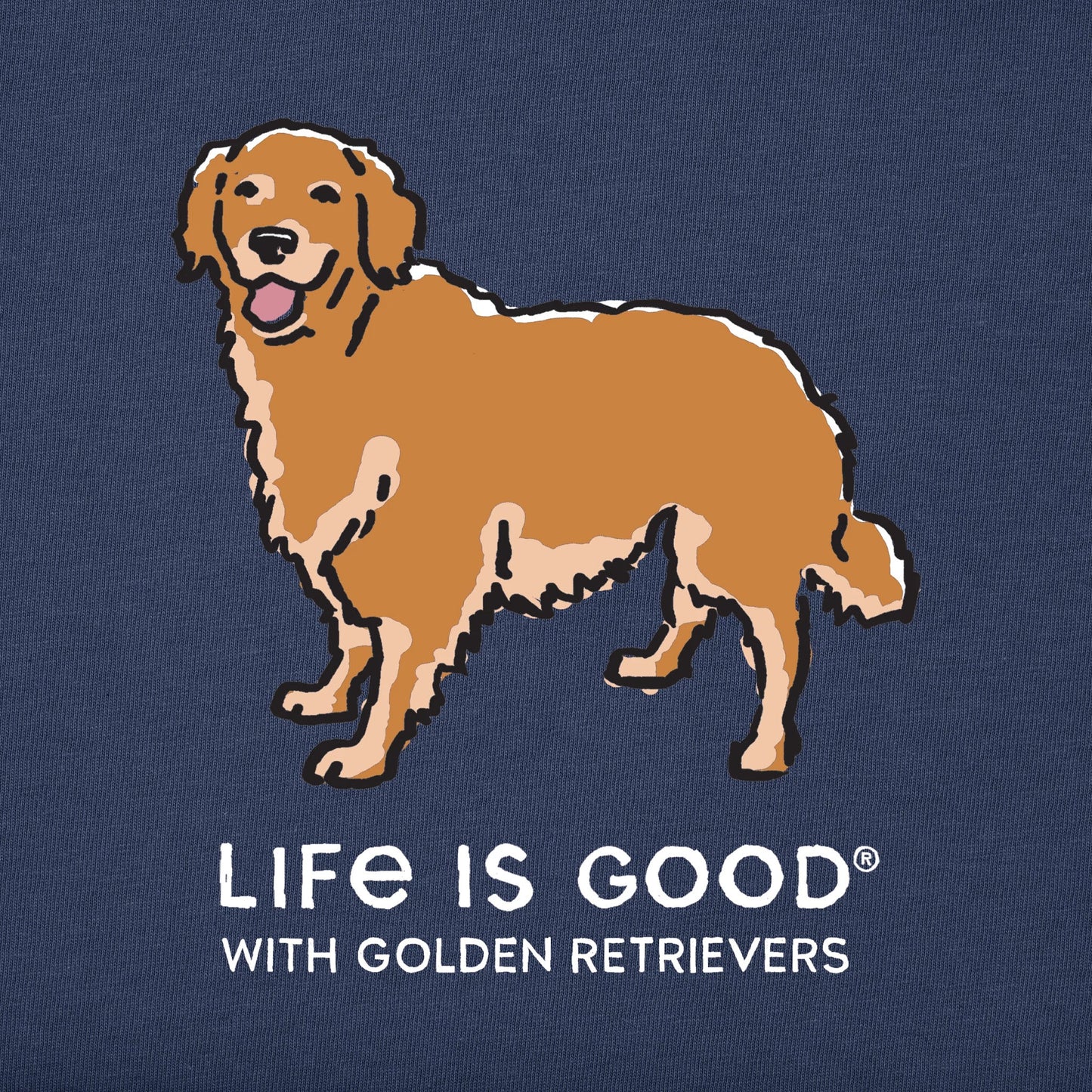Men's LIG with Goldens Short Sleeve Crusher Tee