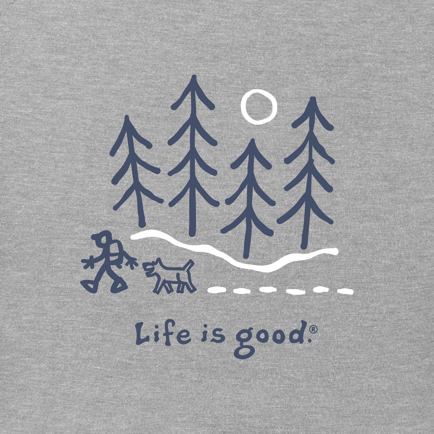 Men's Moonlight Woods Long Sleeve Crusher Tee