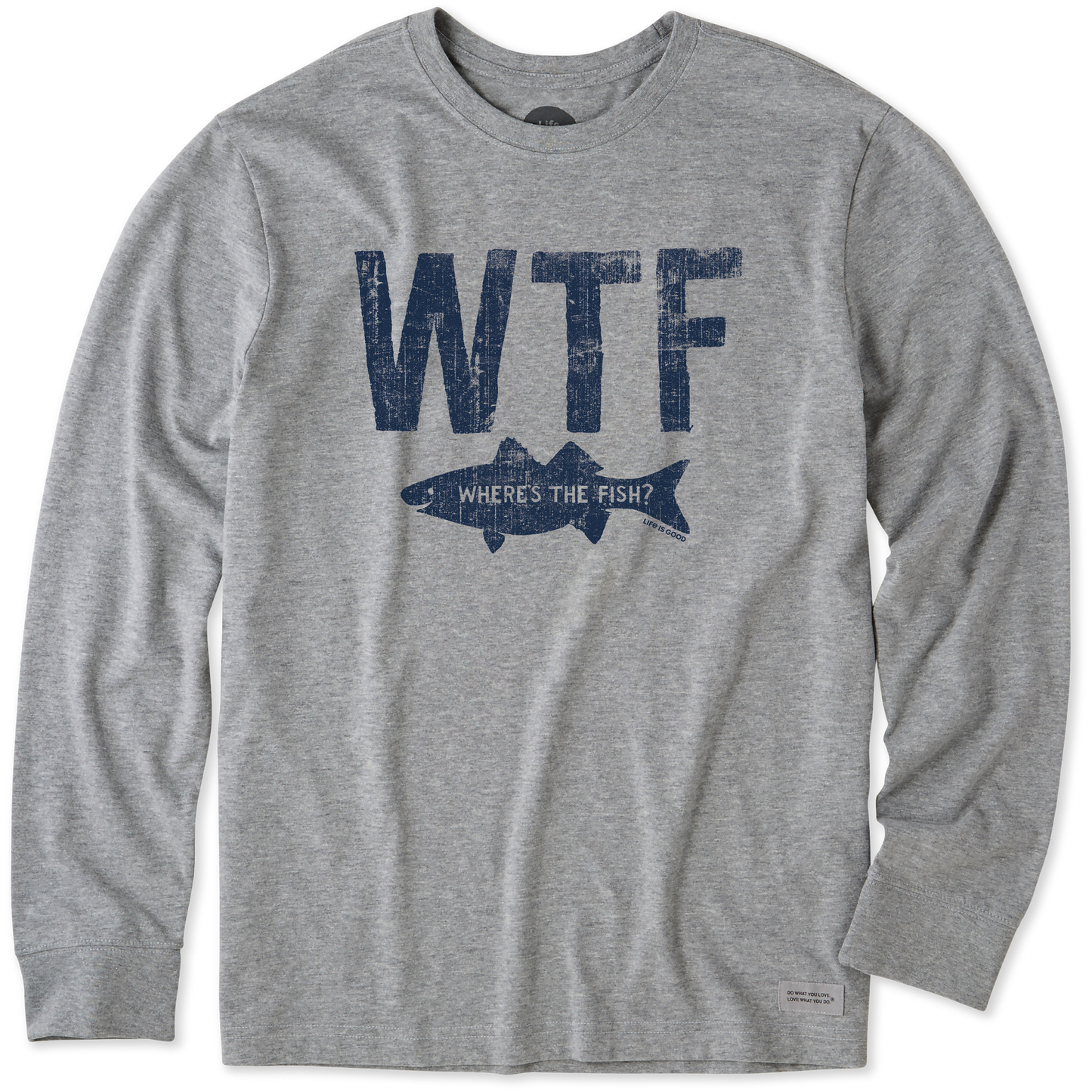 Men's WTF Long Sleeve Crusher Tee