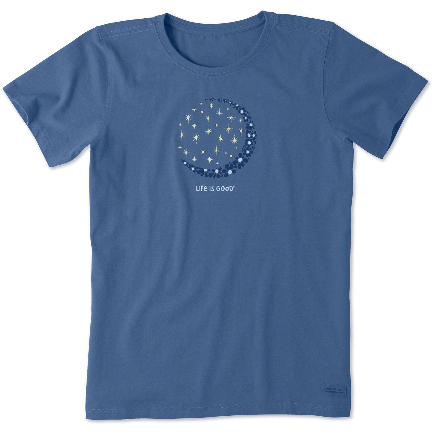 Women's Crescent Daisies Short Sleeve Crusher Tee