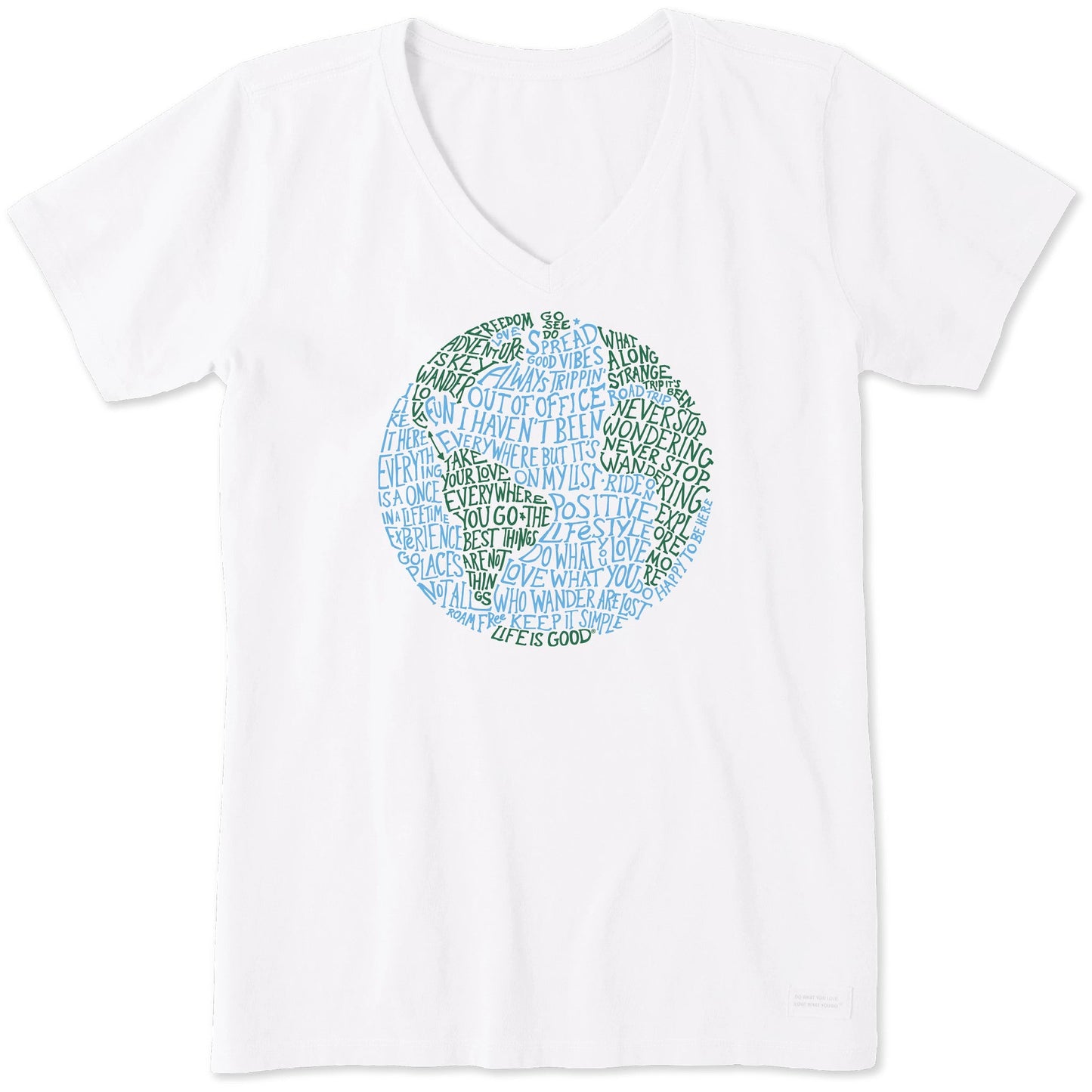 Women's Superpowered World Short Sleeve Crusher Vee