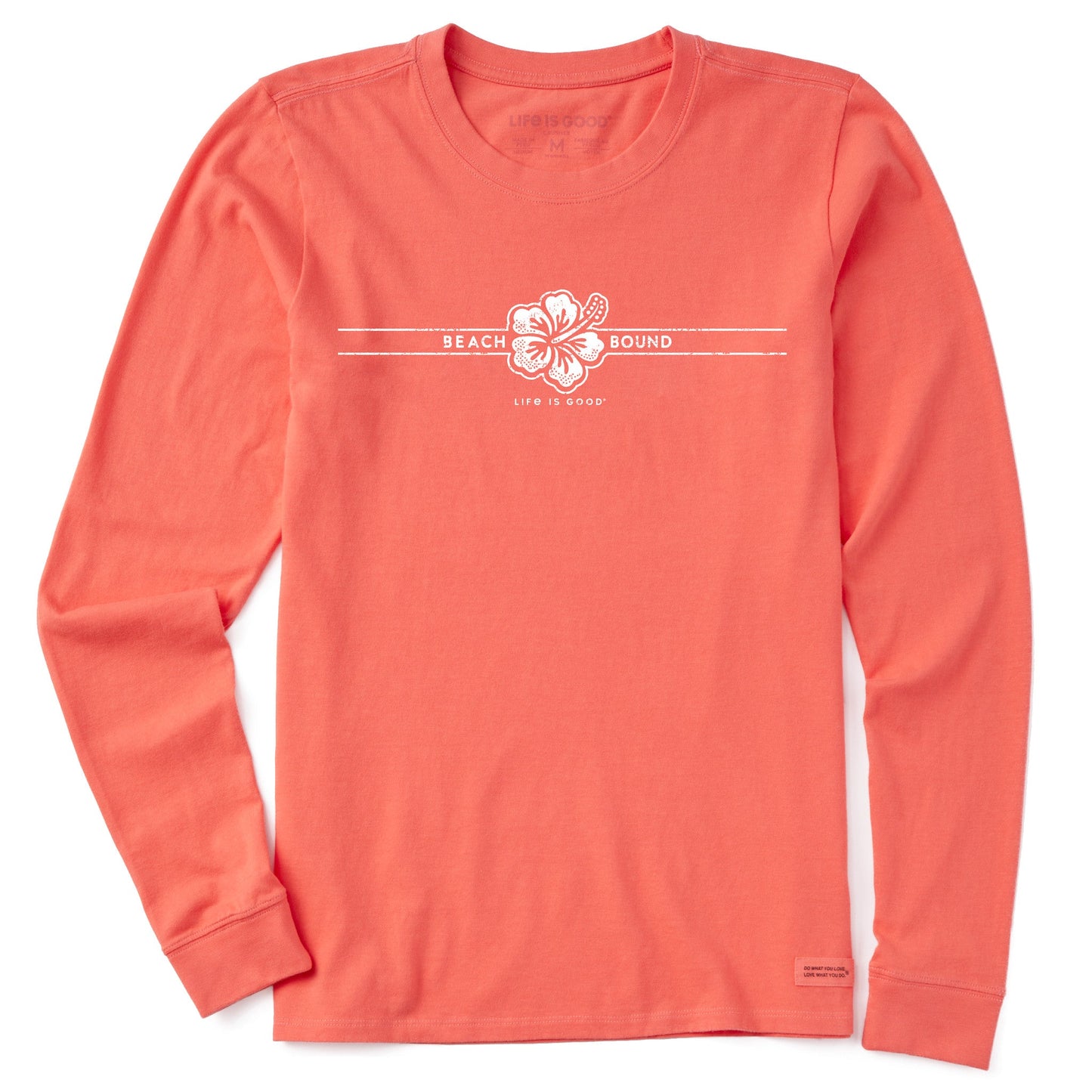 Women's Beach Bound Stripe Long Sleeve Crusher Tee