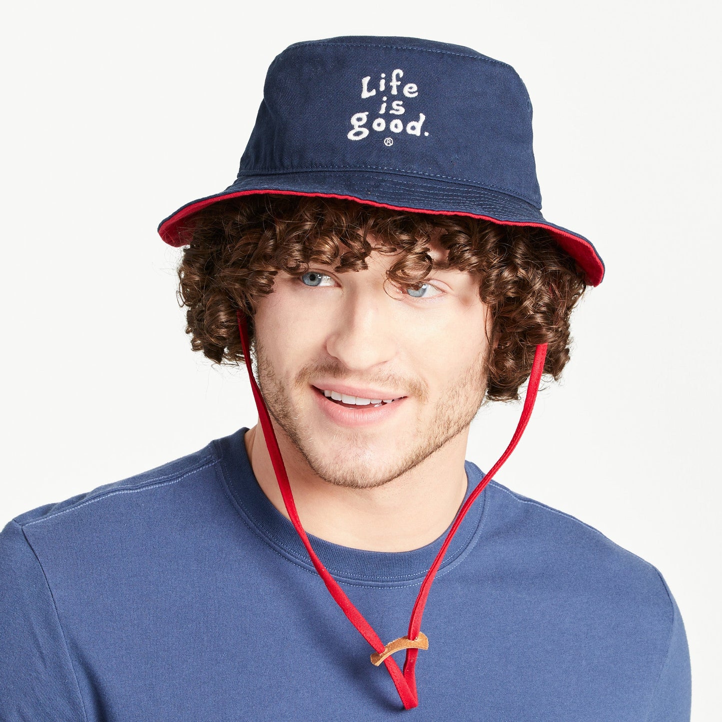 Adult Unisex LIG Vintage Wordmark Stacked Bucket Hat
