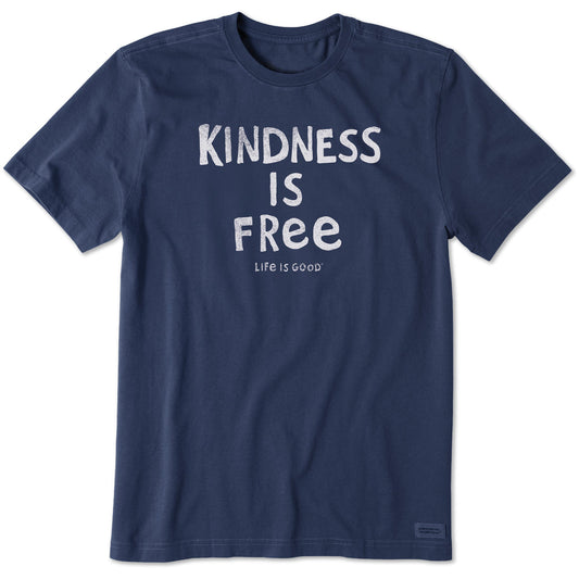 Men's Kindness is Free Short Sleeve Crusher Tee