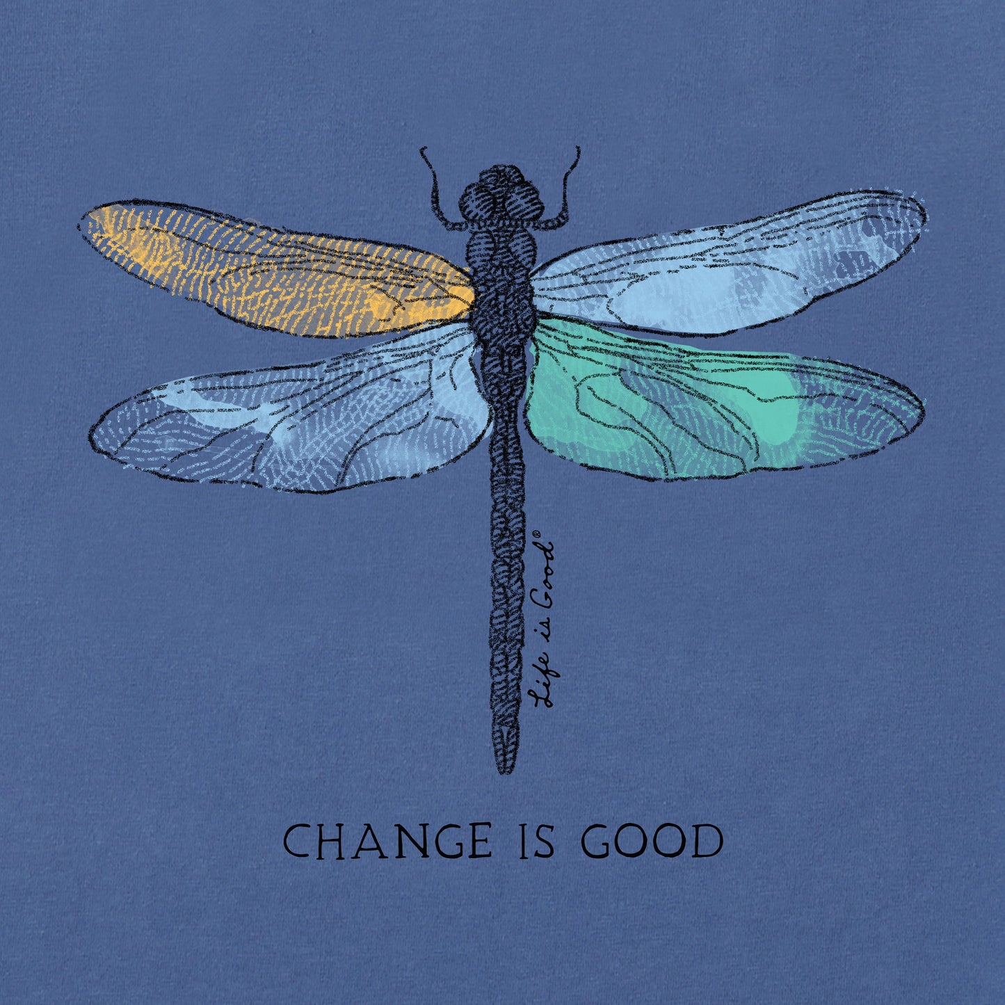 Women's Change Dragonfly Long Sleeve Crusher Tee