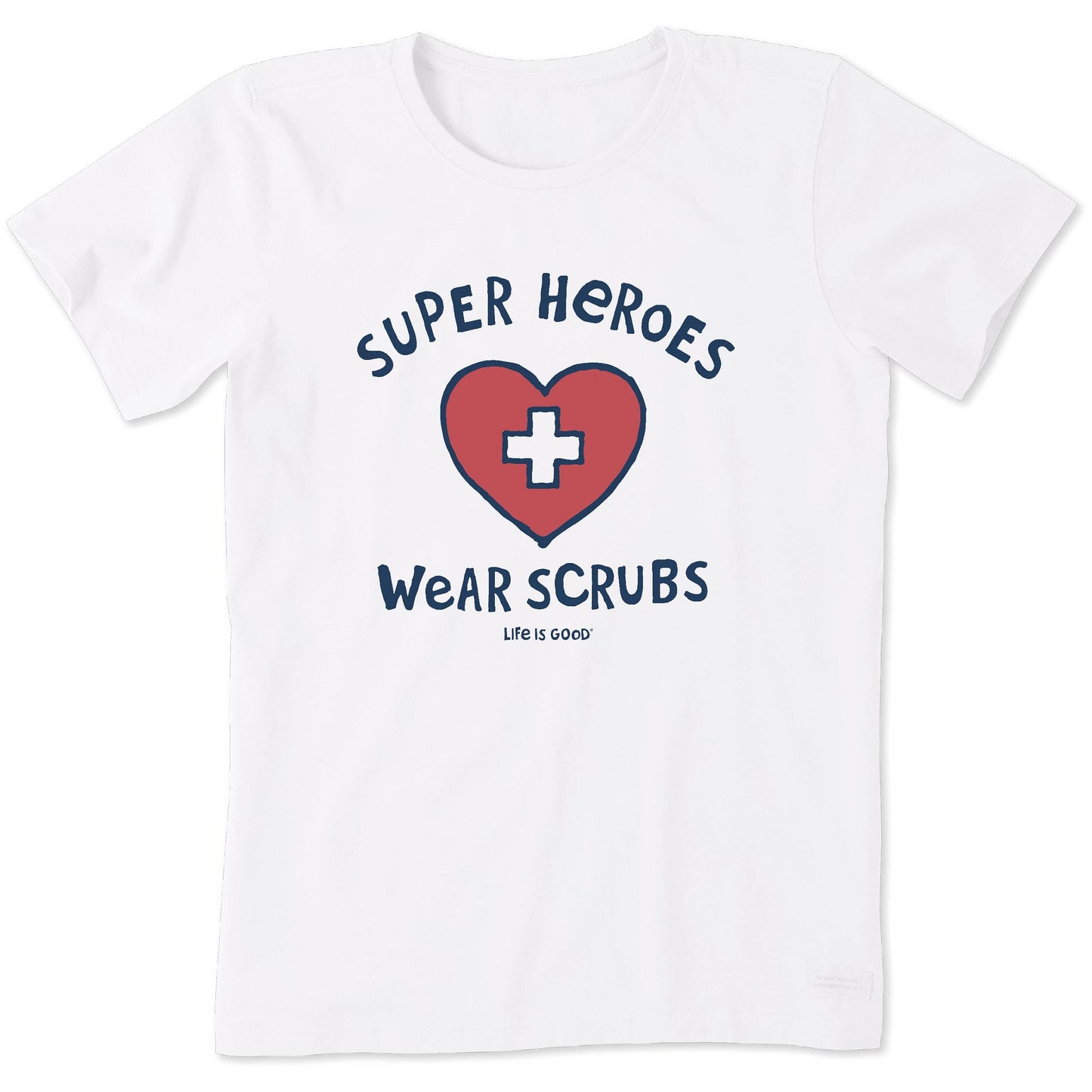 Women's Super Heroes Wear Scrubs Short Sleeve Crusher Tee