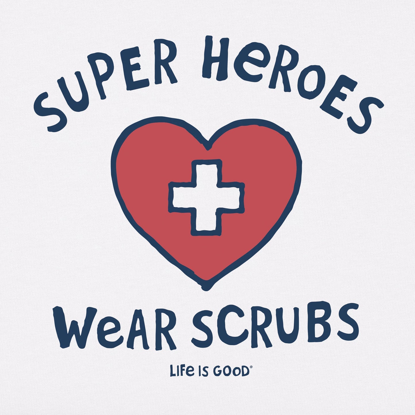 Women's Super Heroes Wear Scrubs Short Sleeve Crusher Tee
