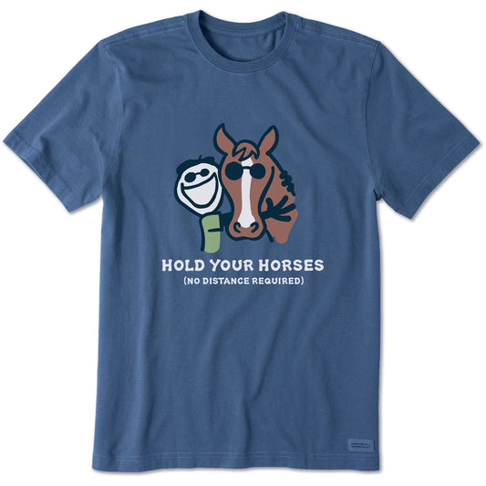 Men's Jake Hold Your Horses Short Sleeve Crusher Tee