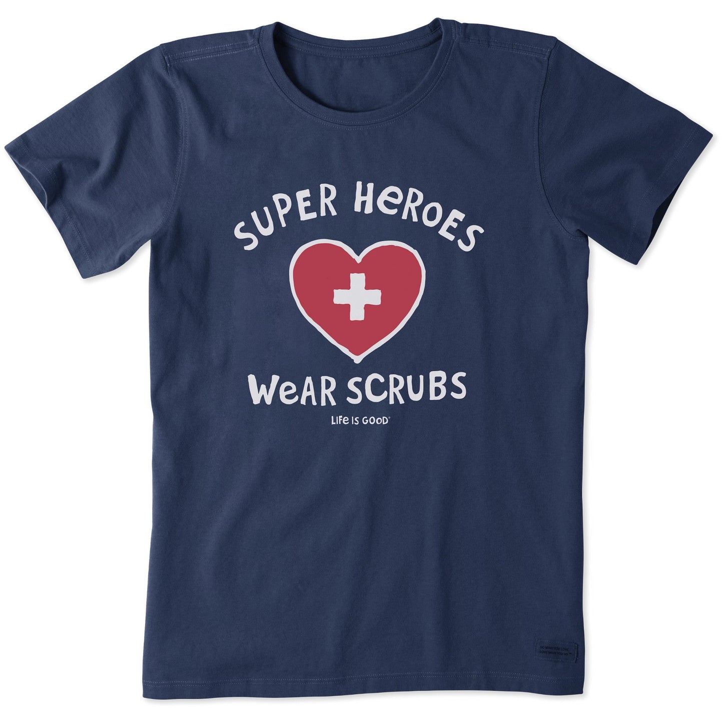 Women's Super Heroes Wear Scrubs Short Sleeve Crusher Tee