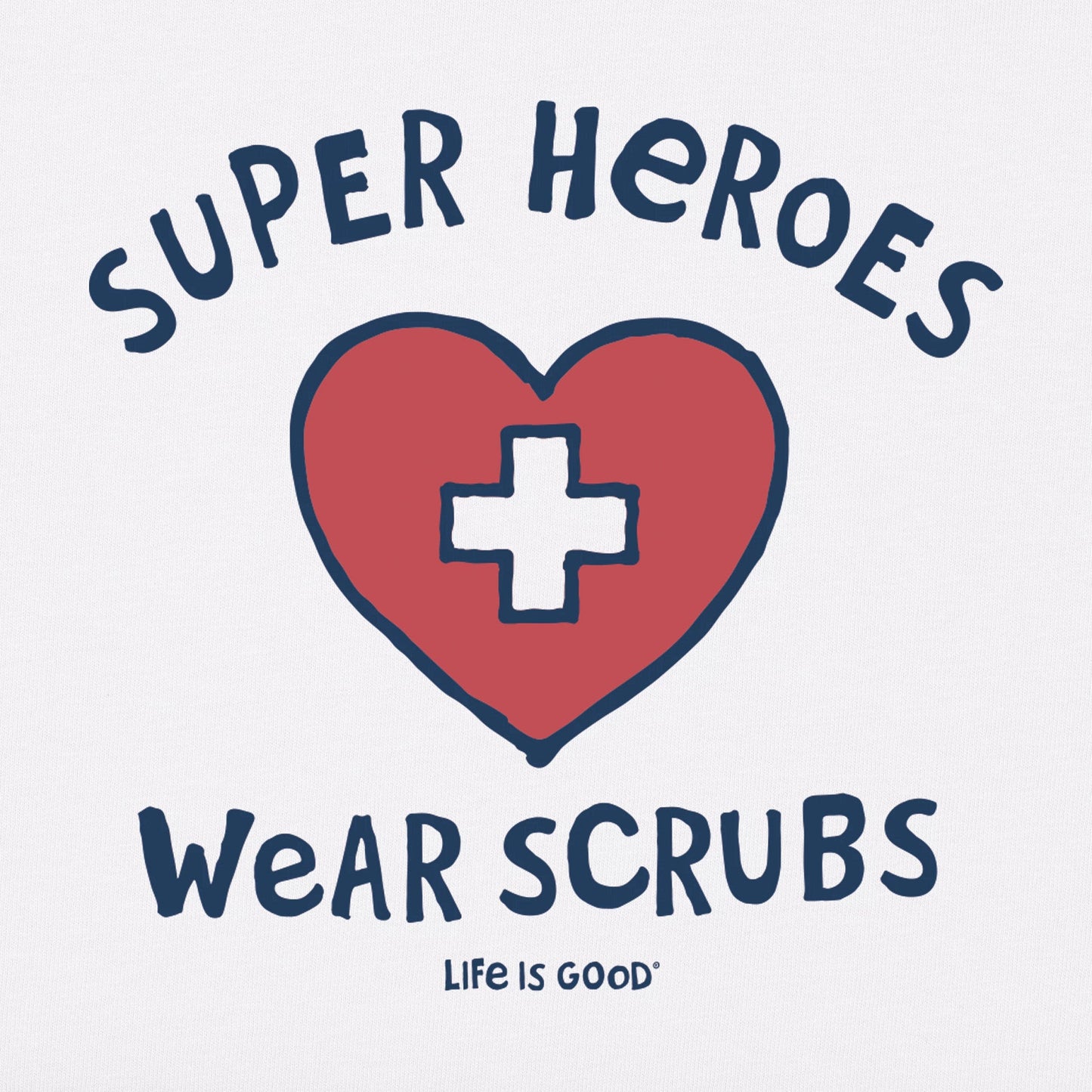 Women's Super Heroes Wear Scrubs Short Sleeve Crusher Vee