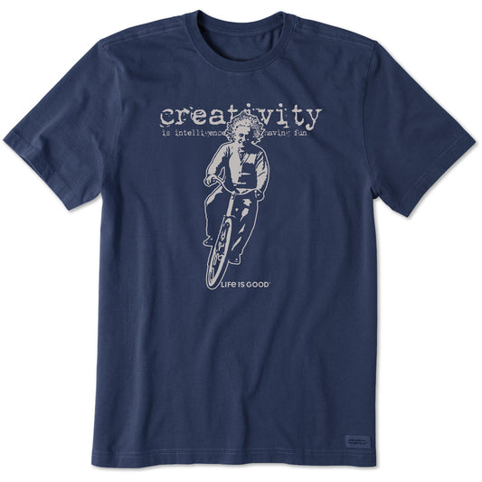 Men's Creativity Bike Short Sleeve Crusher Tee