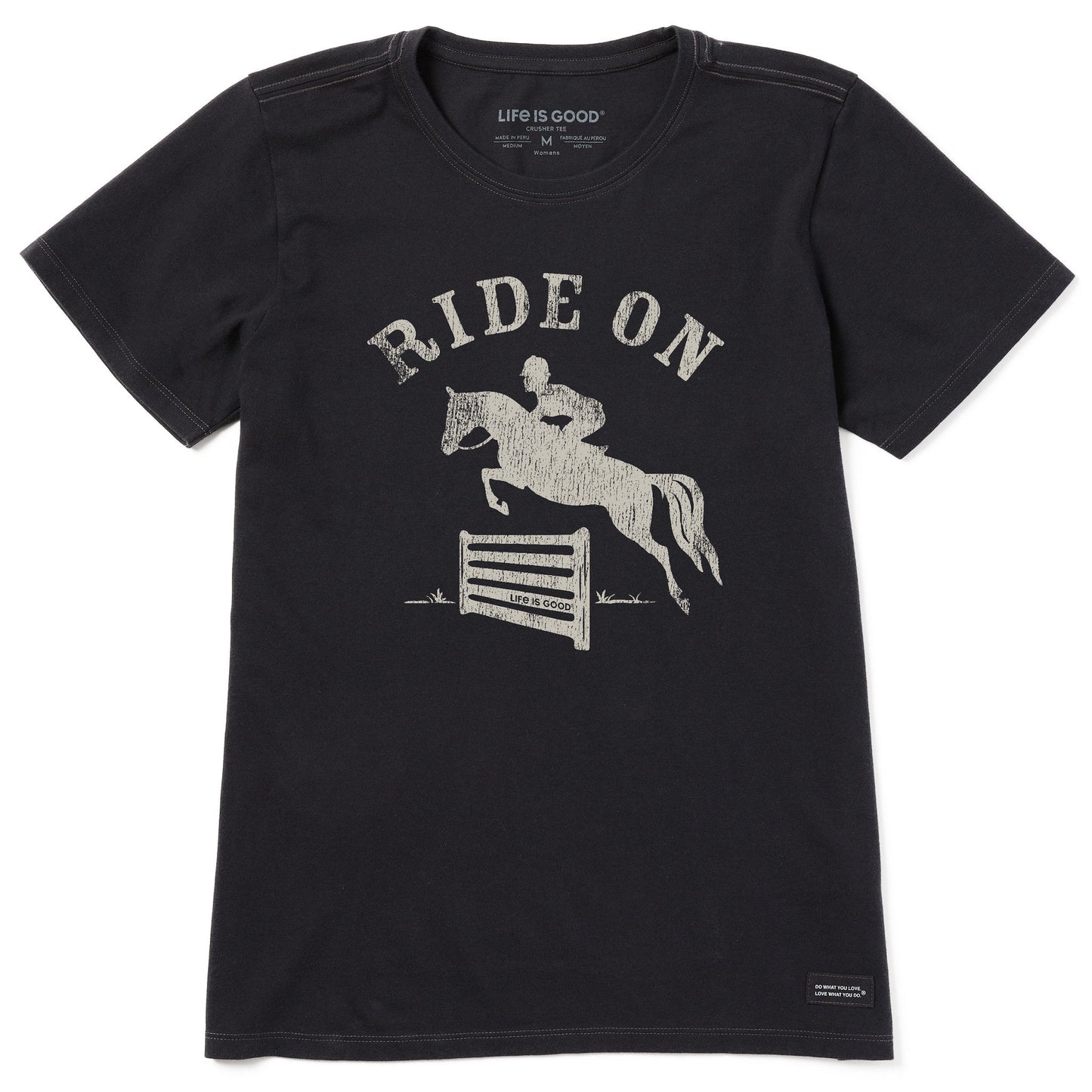 Women's Ride On Horse ? Women Short Sleeve Crusher Tee