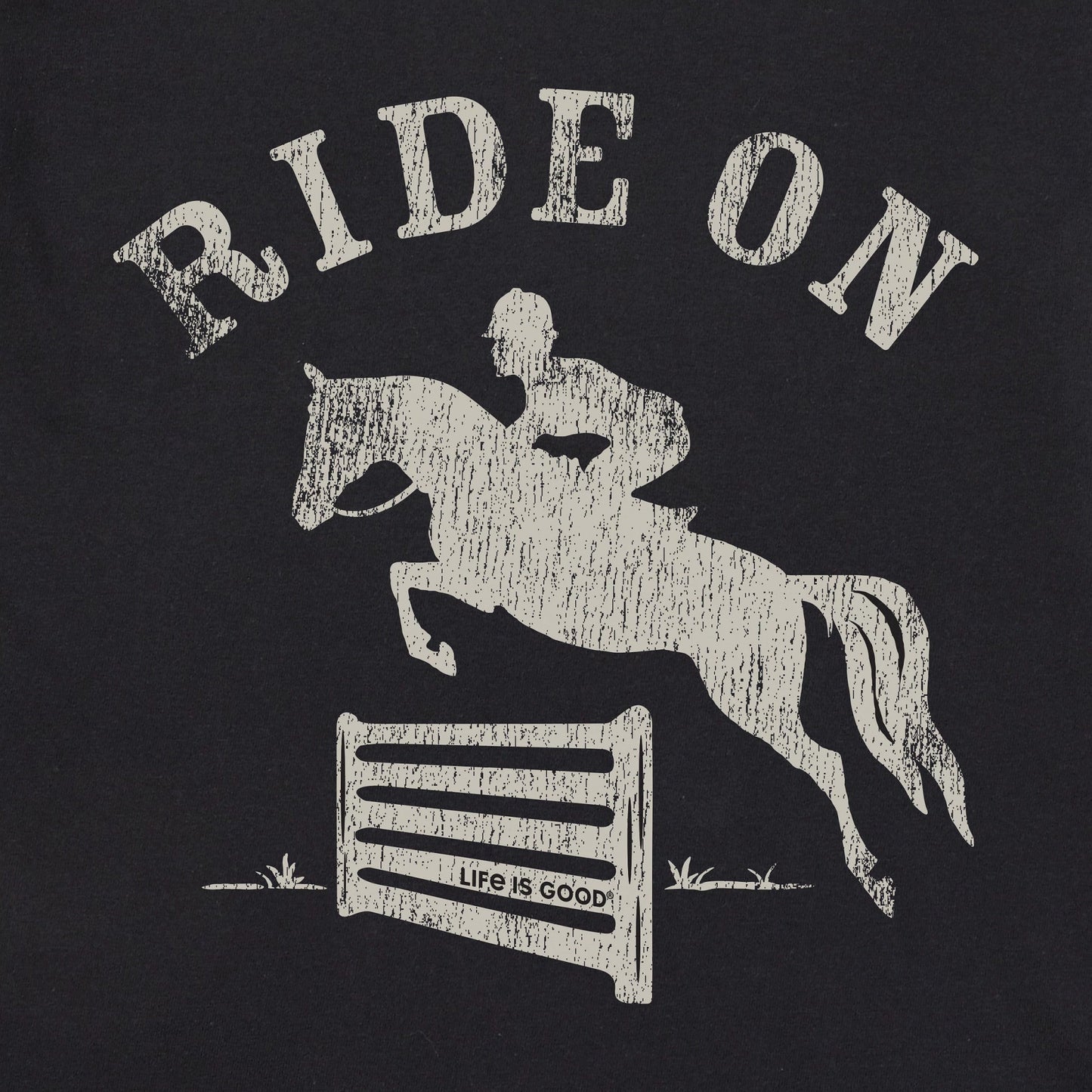 Women's Ride On Horse ? Women Short Sleeve Crusher Tee