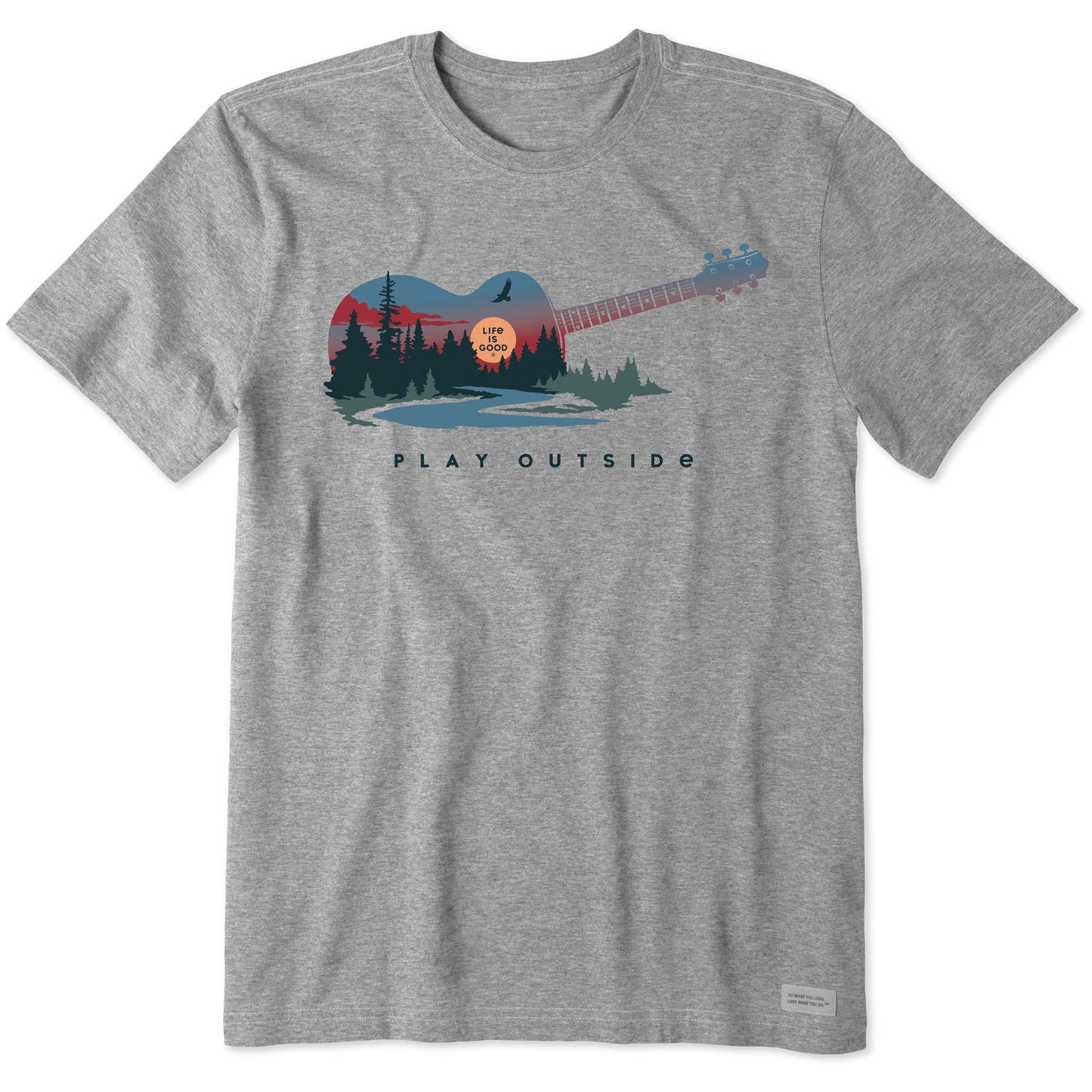 Men's Play Outside Guitar Short Sleeve Crusher Tee