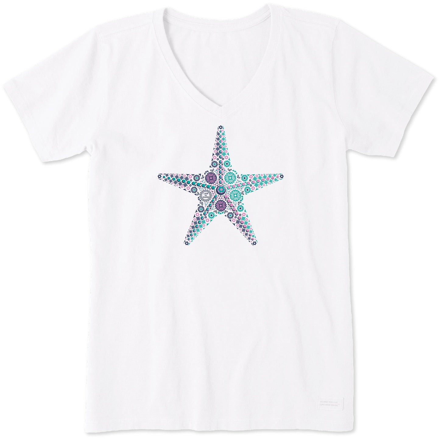 Women's Primal Starfish Short Sleeve Crusher Vee