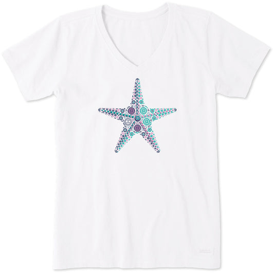 Women's Primal Starfish Short Sleeve Crusher Vee