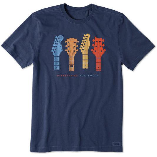 Men's Diversified Portfolio Guitars Short Sleeve Tee