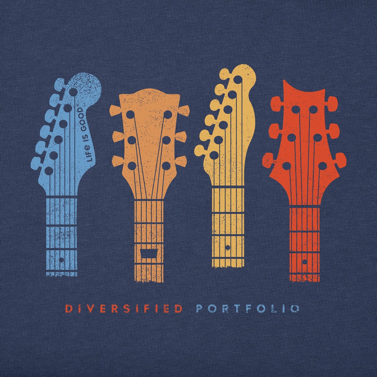 Men's Diversified Portfolio Guitars Short Sleeve Tee