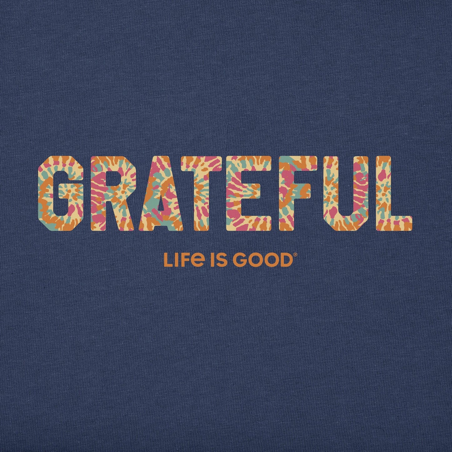 Women's Grateful Tie Dye Short Sleeve Crusher Vee