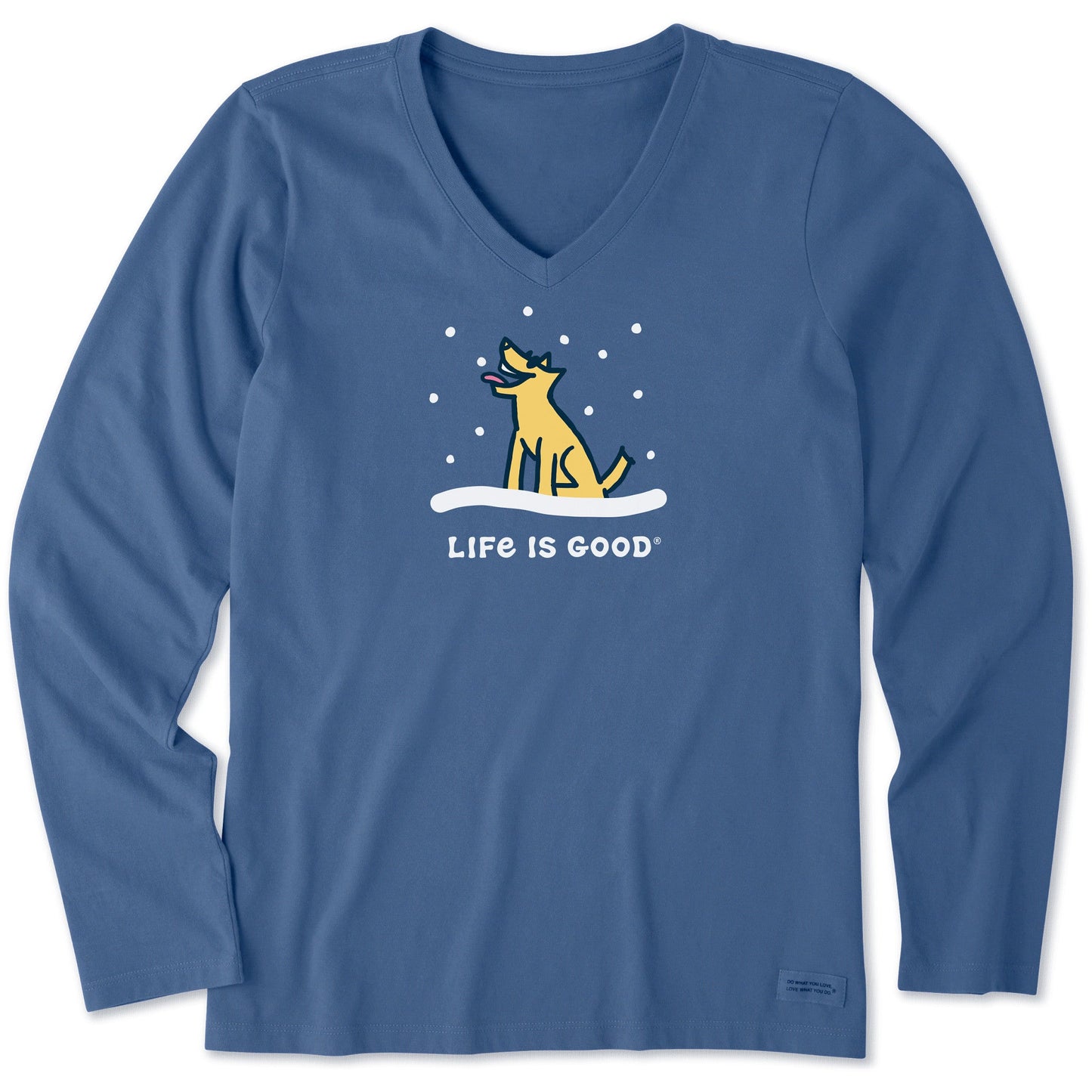 Women's Rocket Catching Snow Long Sleeve Crusher Vee