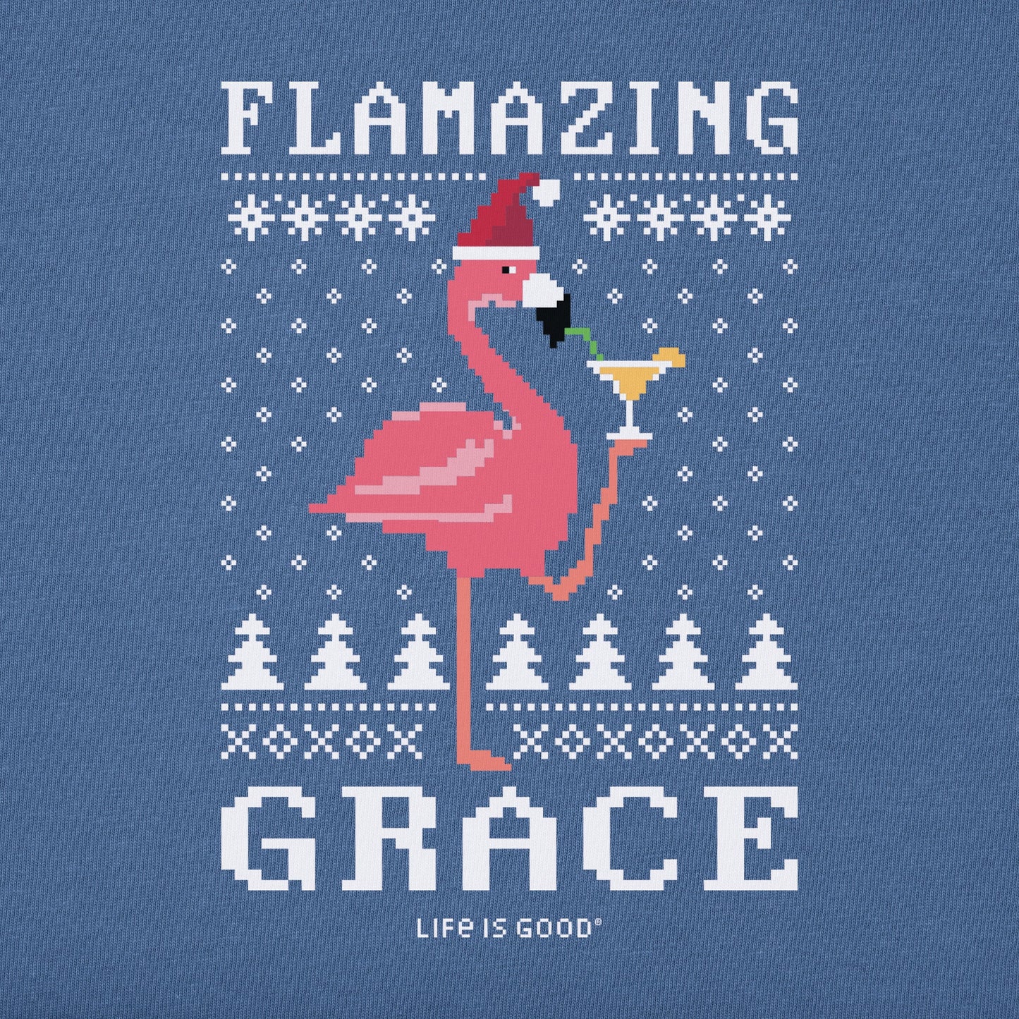 Women's Ugly Sweater Flamazing Grace Short Sleeve Crusher Tee