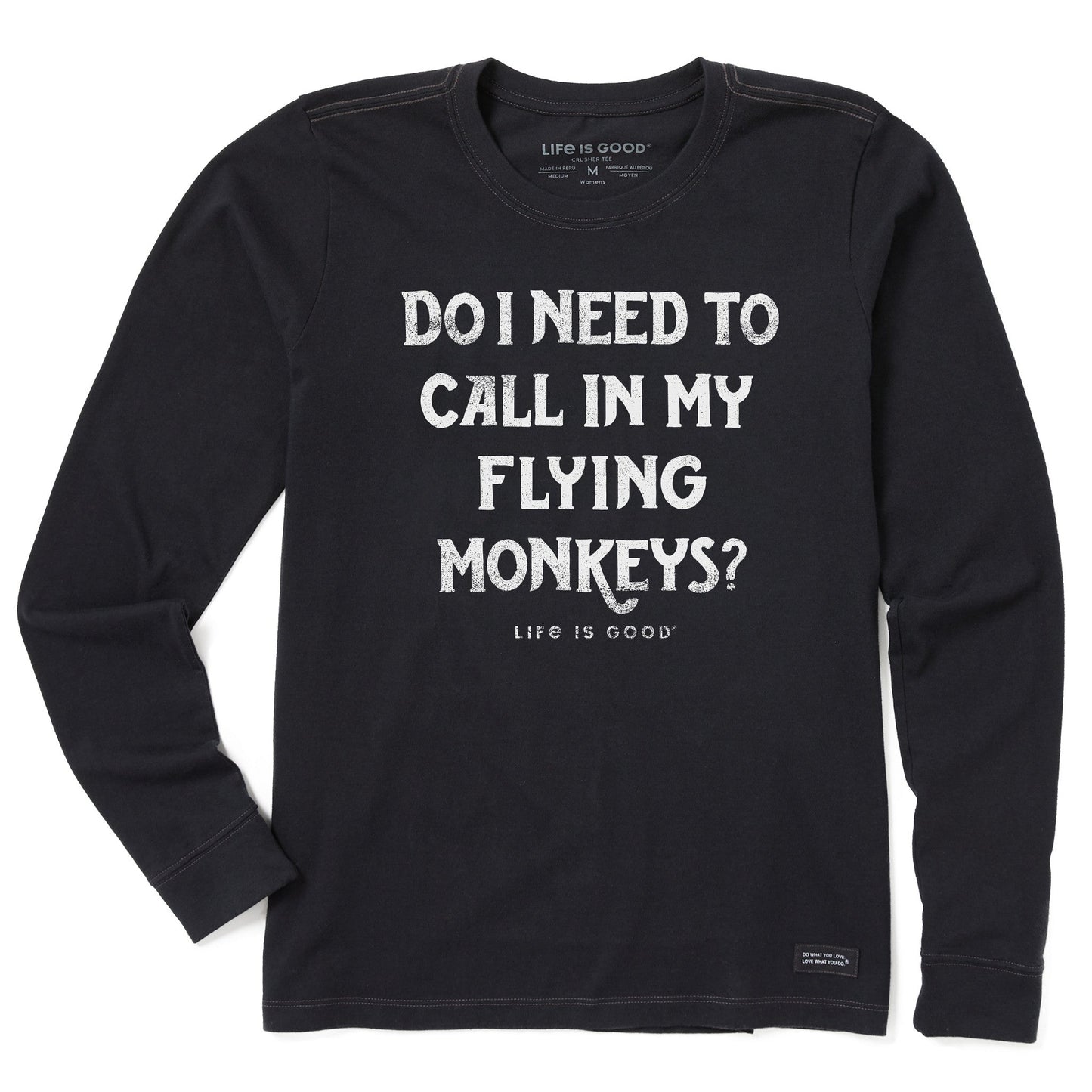 Women's FLYING MONKEY Long Sleeve Crusher Tee