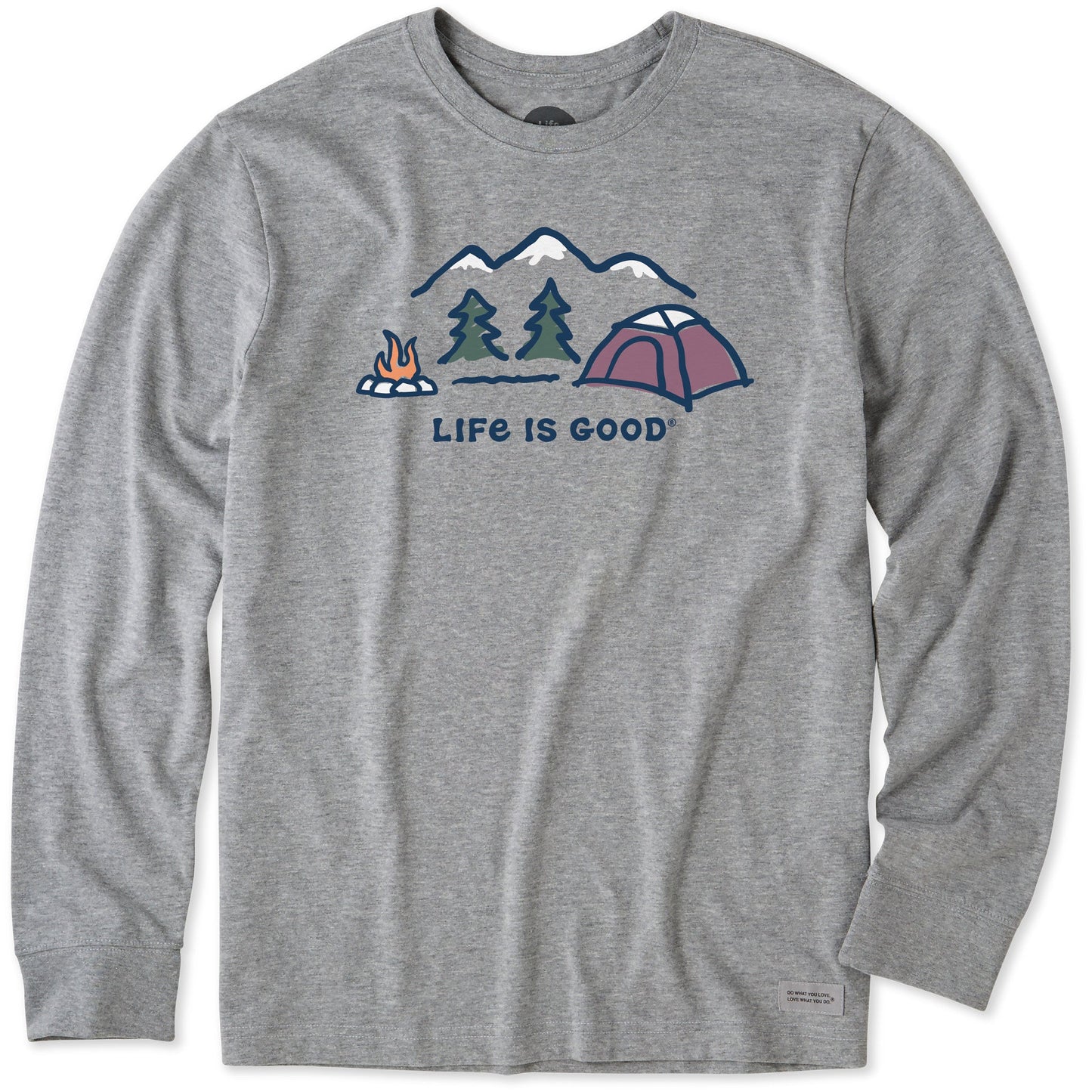 Men's Winter Campscape Long Sleeve Crusher Tee