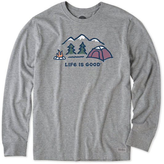 Men's Winter Campscape Long Sleeve Crusher Tee