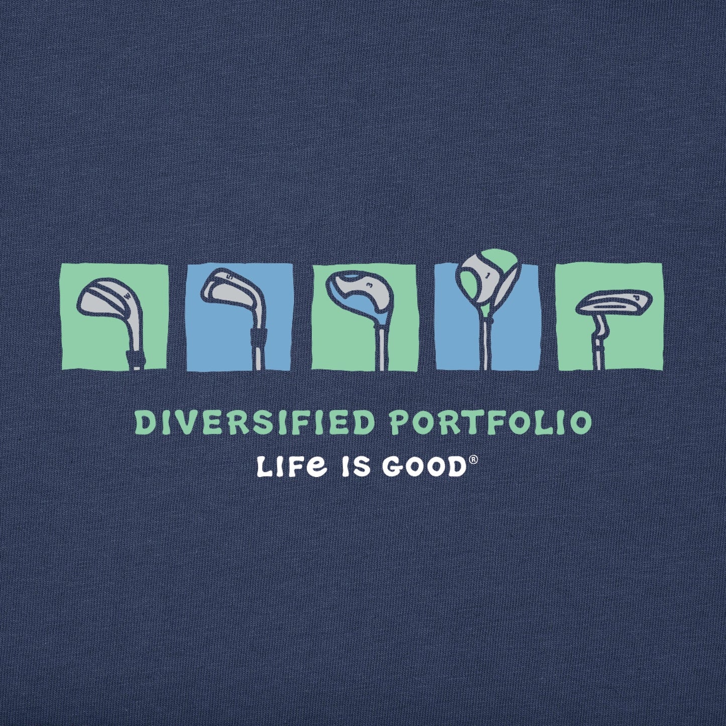 Men's Diversified Portfolio Golf Clubs Short Sleeve Tee