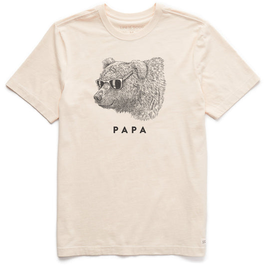 Men's Cool Papa Bear Short Sleeve Crusher Tee