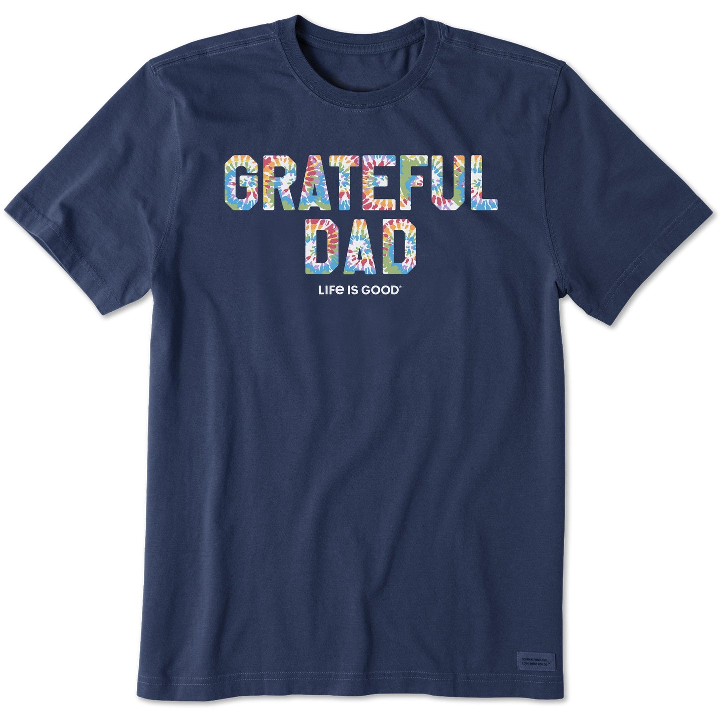 Men's Grateful Dad Tie Dye Short Sleeve Tee