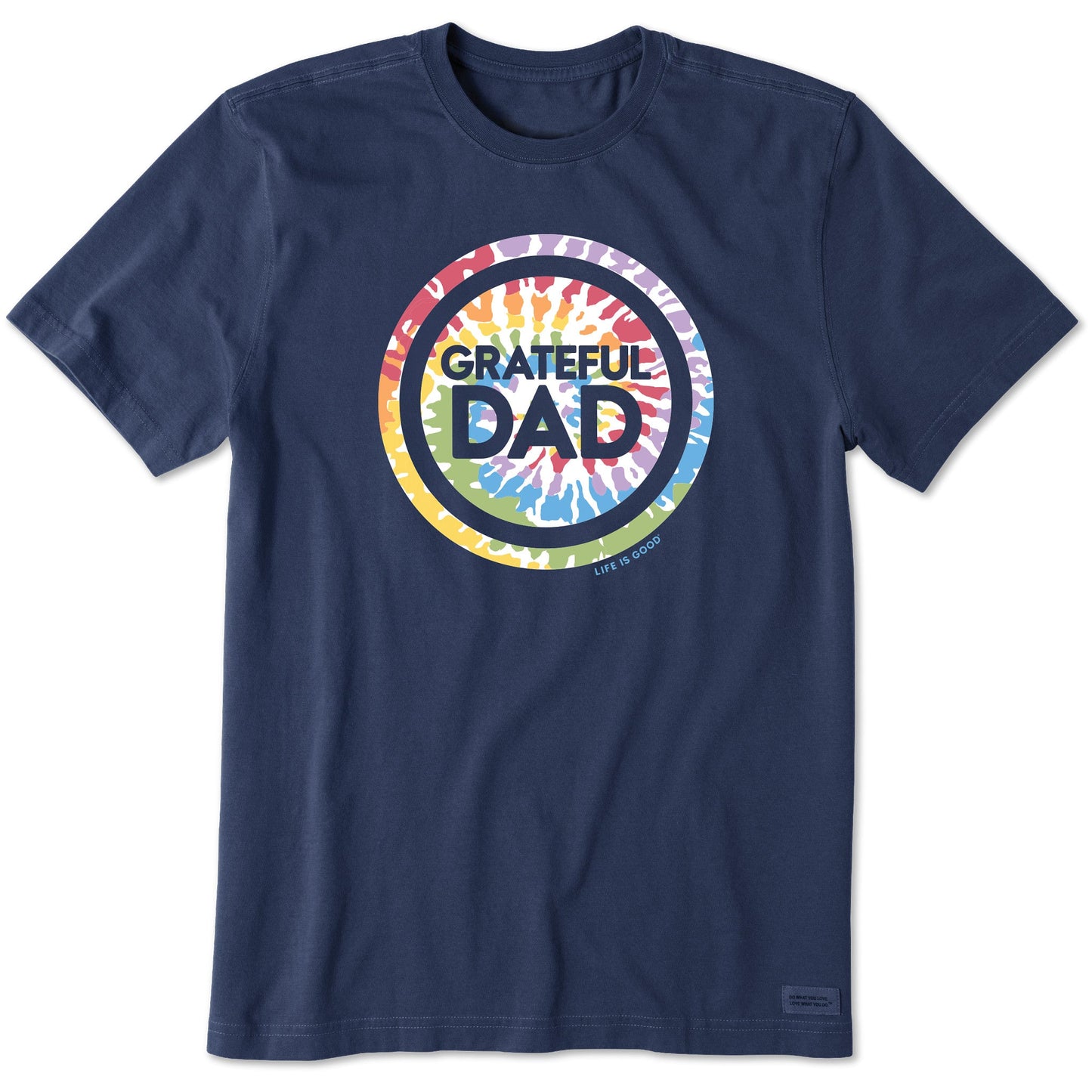 Men's Grateful Dad Tie Dye Coin Short Sleeve Crusher Tee