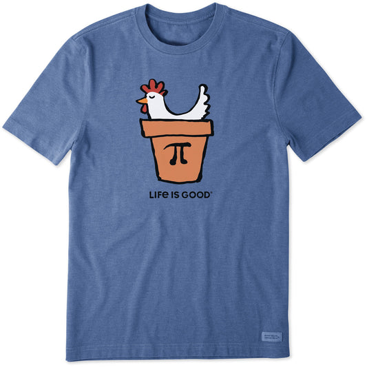 Men's Chicken Pot Pi Short Sleeve Crusher Tee
