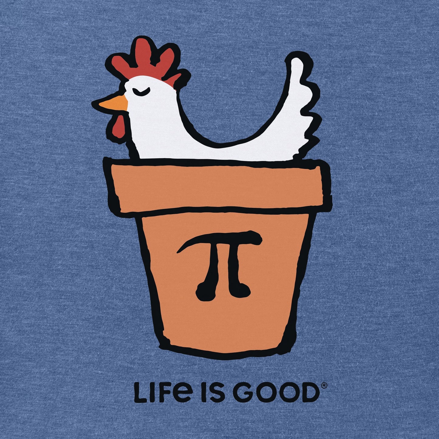 Men's Chicken Pot Pi Short Sleeve Crusher Tee